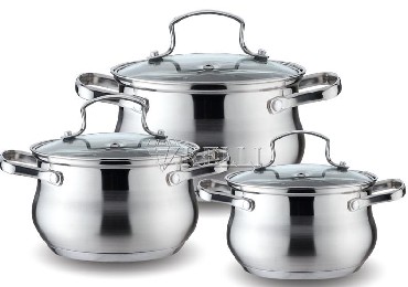 Набор посуды из 6 предметов KL-4209 (1х4)