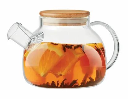 Жаропрочный стеклянный чайник 0,6 KL-3225 (1x24)