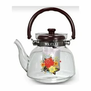 Жаропрочный стеклянный чайник 2.2 KL-3004 (1x12)