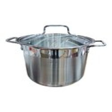 Кастрюля из нержавеющей стали 9л. Lider Stal LD-2037