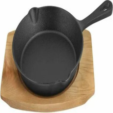 Сковорода порц чугун лит/руч 18,5см на подставке TM MY REAL IRON COOK